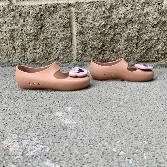 BAUBLES + SOLES Girls Koala Jelly Shoes 10 27 Mauve Pink Mary Jane Toddler Girl - Picture 6 of 9